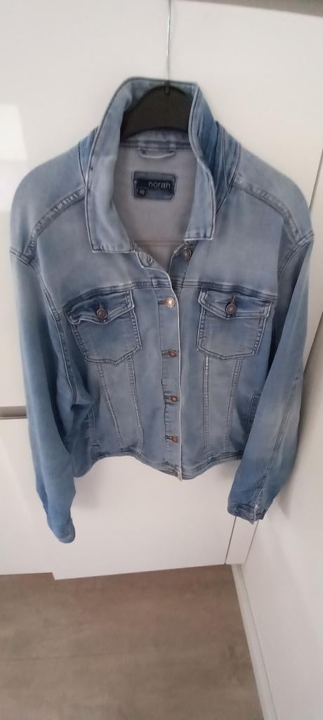 Norah dames spijkerjas maat 48., Blauw, Maat 46/48 (XL) of groter, Ophalen of Verzenden, Norah