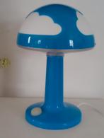 Leuke vintage blauwe paddenstoel lamp Ikea Skojig, Ophalen of Verzenden, Gebruikt, Lamp