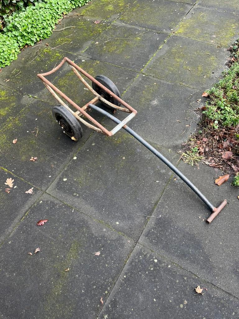 TRANSPORTWAGEN / TRANSPORTKAR 🐊, Doe-het-zelf en Verbouw, Transportwagens, 100 liter of meer, Ophalen, Zo goed als nieuw, Transportkar