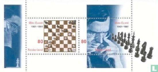 Blok Max Euwe 2001 NL Postfris, Ophalen of Verzenden