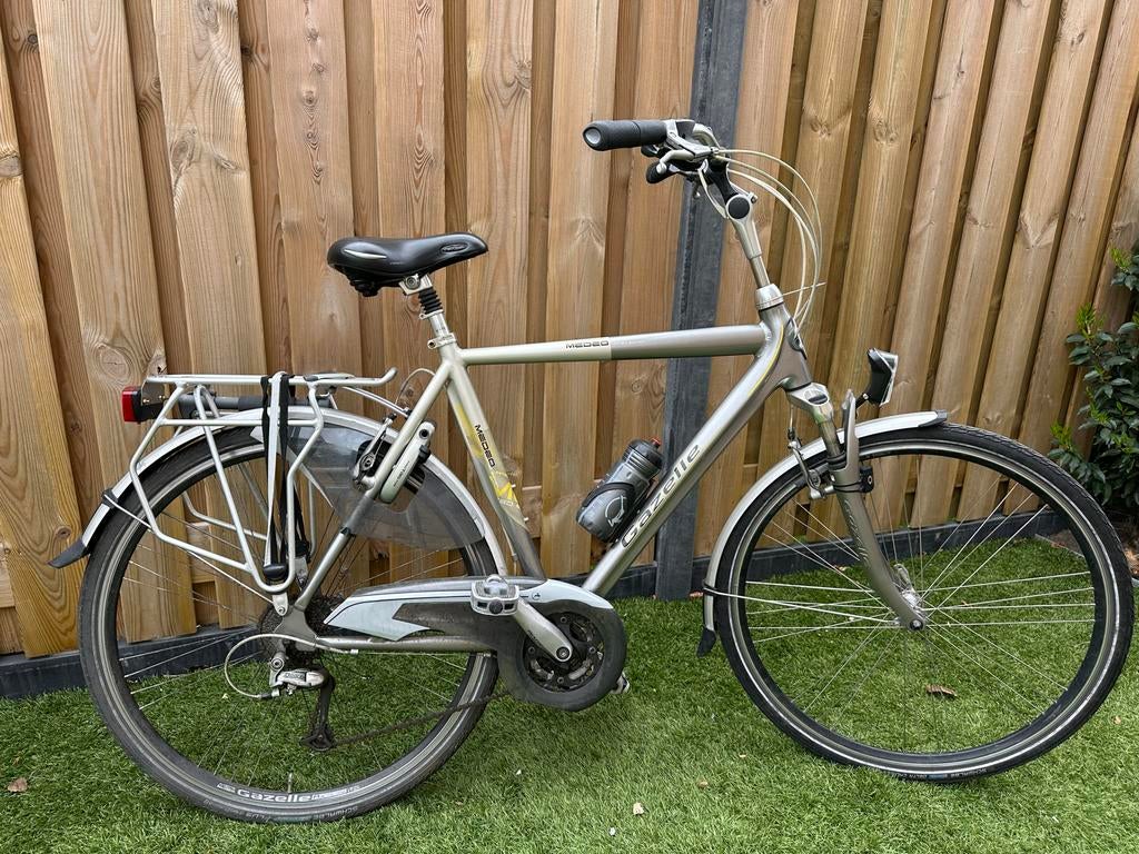 Nette Gazelle Medeo herenfiets 28 inch, Ophalen, Gebruikt, Velgrem, Versnellingen
