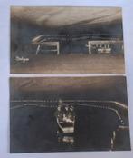 Fotokaart- zoutmijn- meer- boot- varen- mannen- vrouw, Ophalen of Verzenden, Voor 1940, Overige onderwerpen, Foto