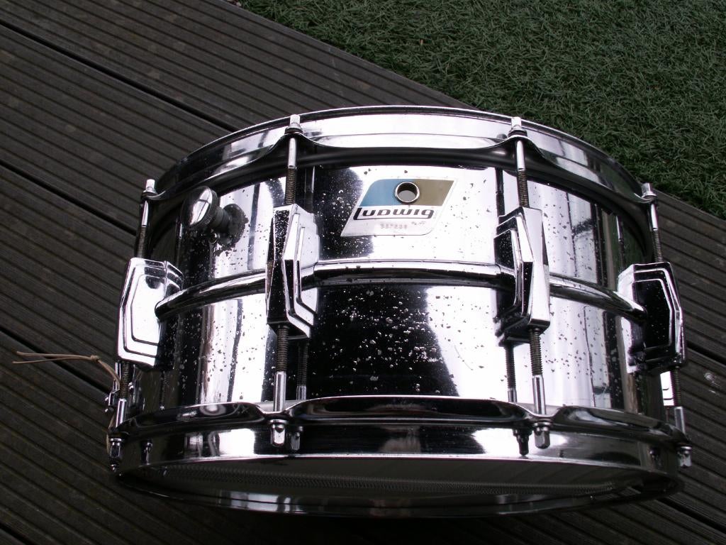Ludwig Supraphonic snare drum 14x6,5   1976, Muziek en Instrumenten, Ophalen of Verzenden, Gebruikt, Ludwig