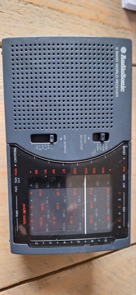 AudioSonic 9 Band Wereldontvanger Radio, Ophalen of Verzenden