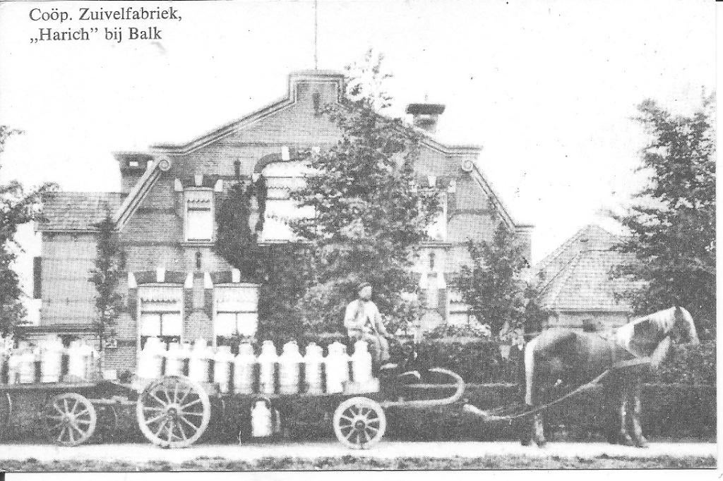 Coöp Zuivelfabriek Harich bij Balk., Ophalen of Verzenden, 1960 tot 1980, Ongelopen, Friesland