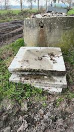 5 beton platen 100 100 10., Ophalen of Verzenden, Zo goed als nieuw, Beton