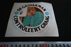 sticker Reusel Cor Peeters De Gasvakman Controleert graag, Ophalen, Zo goed als nieuw, Sticker