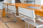 4 of 8 stoelen Thonet-stijl wit, Huis en Inrichting, Stoelen, Ophalen, Gebruikt, Wit, Modern, Thonet-stijl