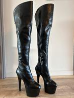 Zwarte overknee plateaulaarzen te koop, Kleding | Dames, Schoenen, Hoge laarzen, Zwart, Ophalen of Verzenden, Zo goed als nieuw