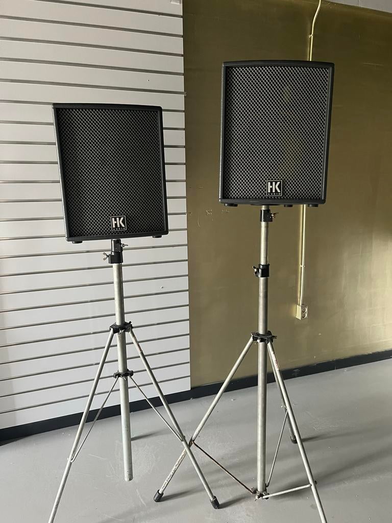 Harman Kardon Audio Classic Delta luidspreker + statief, Gebruikt, Overige typen, 120 watt of meer, Ophalen