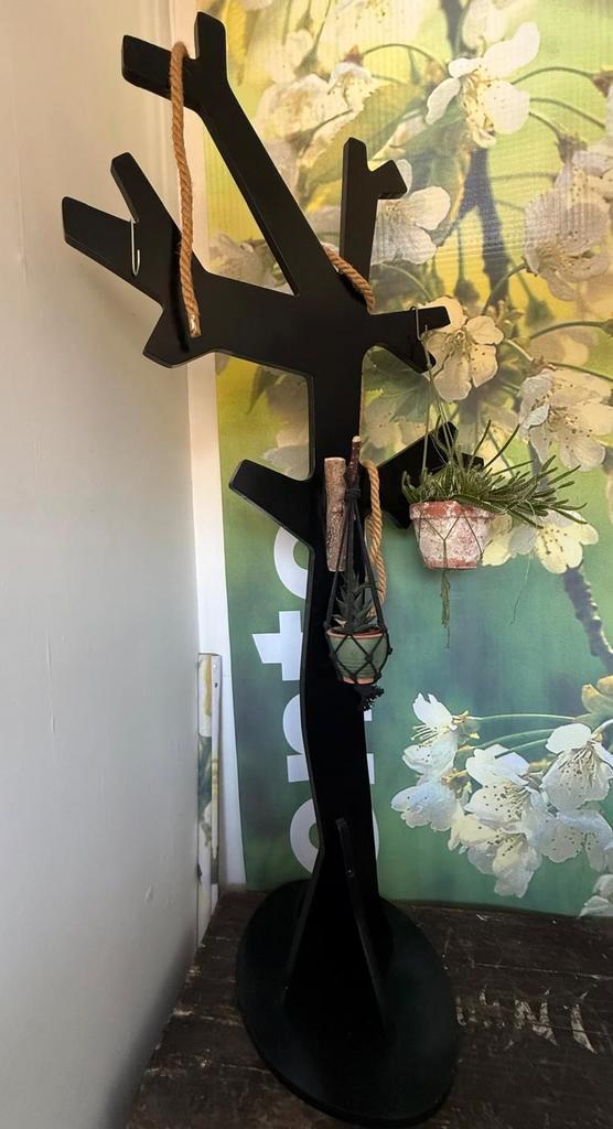 Plantenrek / kapstok in vorm boom, Huis en Inrichting, Woonaccessoires | Kapstokken, Staande kapstok, 150 tot 200 cm, Ophalen