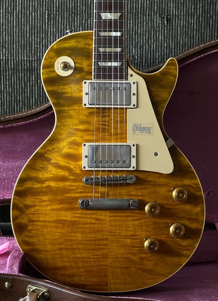 Gibson Les Paul Standard 1959 60th Ann. Green Lemon Fade VOS, Muziek en Instrumenten, Snaarinstrumenten | Gitaren | Elektrisch