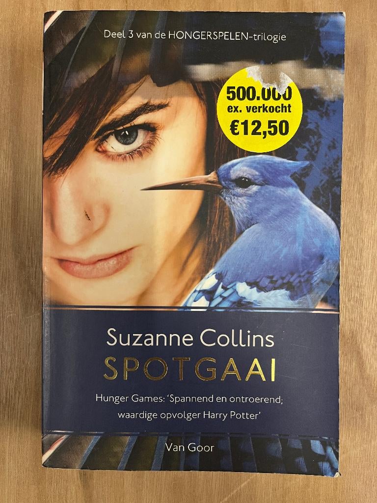 boek:  Spotgaai, Hunger games, Suzanne Collins, Ophalen of Verzenden, Zo goed als nieuw, Suzanne	Collins
