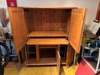Houten computerkast met uitschuifbaar toetsenbordblad, Huis en Inrichting, Kasten | Computermeubels, Ophalen, Gebruikt, 70 tot 120 cm