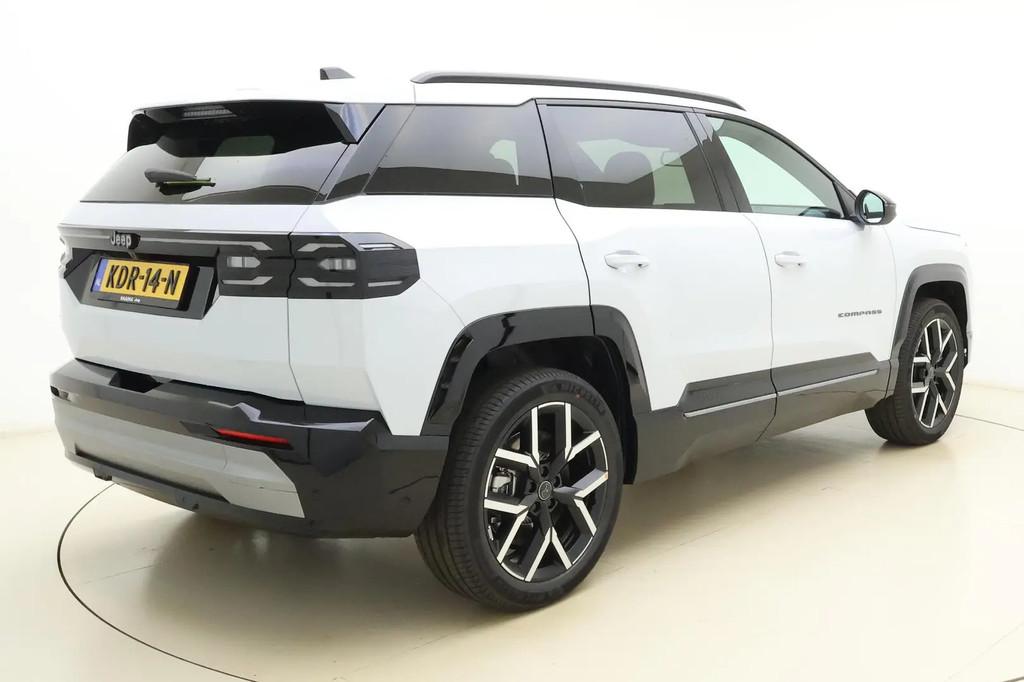 Jeep Compass First Edition 74 kWh € 49.500,00, Auto's, Jeep, Automaat, Stof, 213 pk, Wit