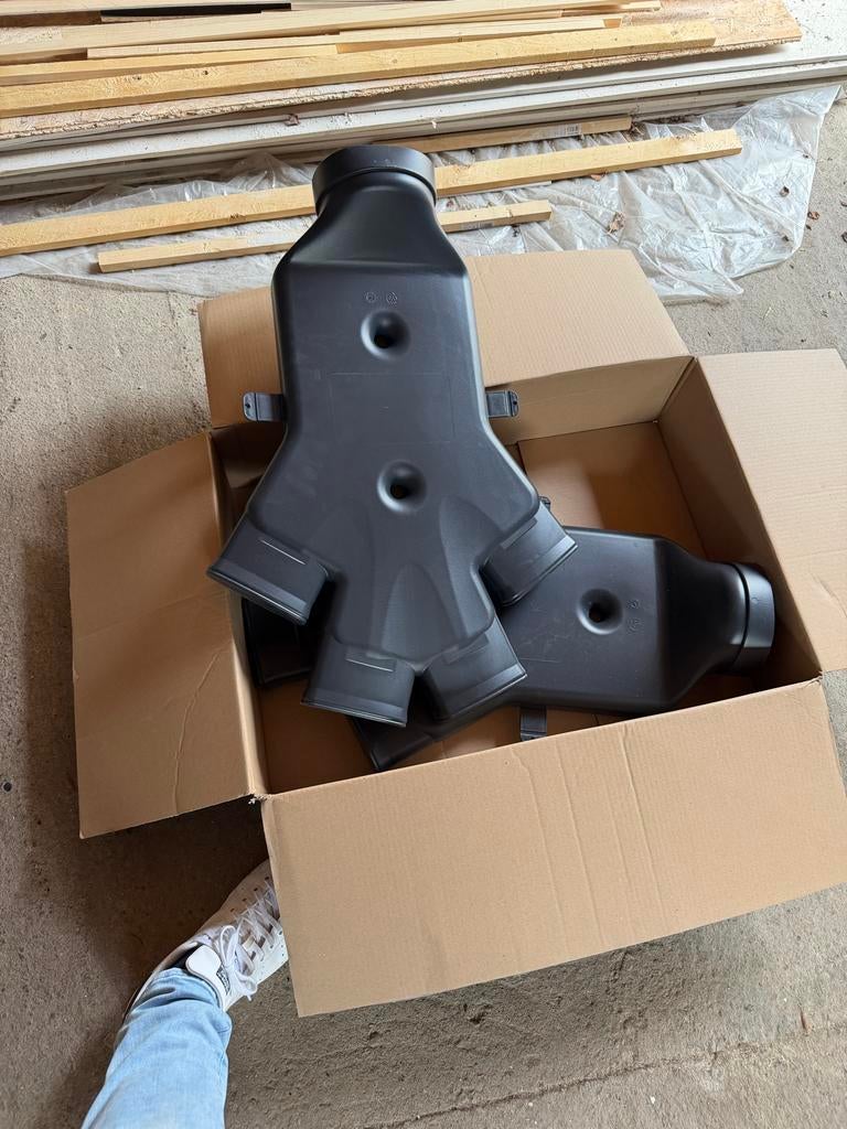 Vasco EasyFlow verdeelstuk 150mm 4 aansluitingen, Doe-het-zelf en Verbouw, Ventilatie en Afzuiging, Ophalen, Nieuw, Ventilator