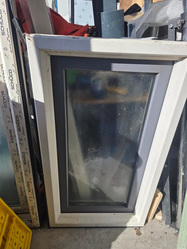 Schüco draaikiep raam 635/1135 met chinchilla HR++ glas, Doe-het-zelf en Verbouw, Glas en Ramen, Ophalen of Verzenden