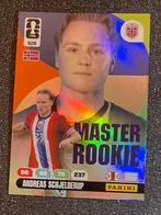 Panini Fifa WORLD CUP 2026   MASTER ROOKIE   SCHJELDERUP, Verzenden, Zo goed als nieuw, Plaatje