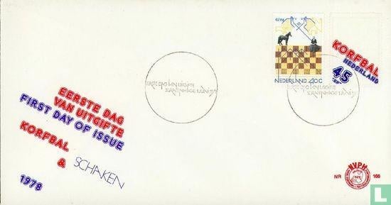 FDC E166 Sport 1978 NL onbeschreven, Postzegels en Munten, Postzegels | Eerstedagenveloppen, Ophalen of Verzenden, Nederland