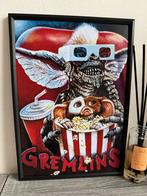 Vintage Style Gremlins Poster Ingelijst 21x30cm, Met lijst, A4 of kleiner, Ophalen of Verzenden, Film en Tv