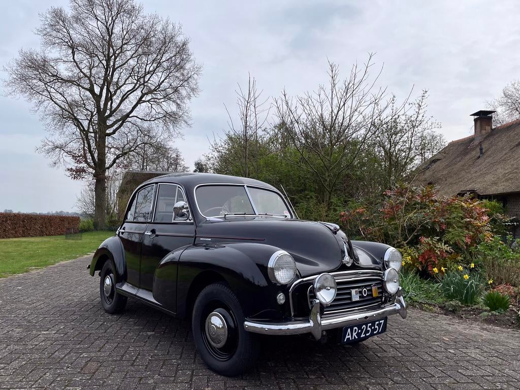 Oldtimer Morris Minor 1956, Achterwielaandrijving, Zwart, Overige kleuren, Handgeschakeld