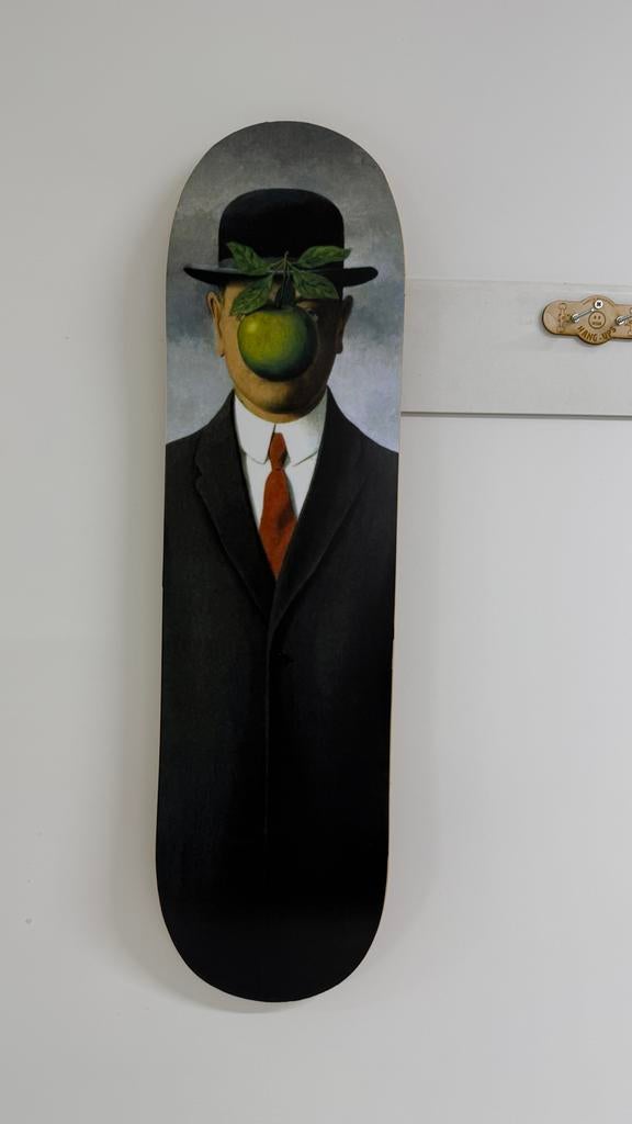 Skateboard met kunstwerk - De Zoon van de Mens, Ophalen of Verzenden, Nieuw, Skateboard