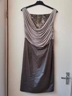 Feestjurk Cocktailjurk Patrizia Dini maat 40, Maat 38/40 (M), Beige, Nieuw, Cocktailjurk