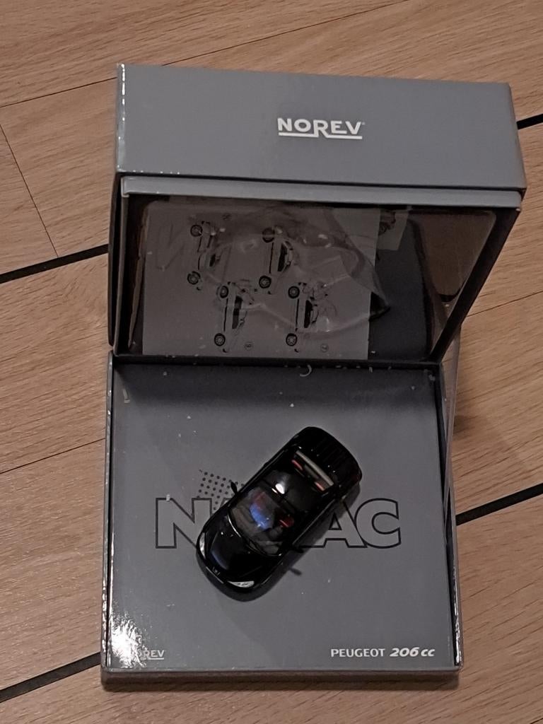 NAMAC beurs model Peugeot cabriolet, Hobby en Vrije tijd, Modelauto's | 1:43, Ophalen of Verzenden