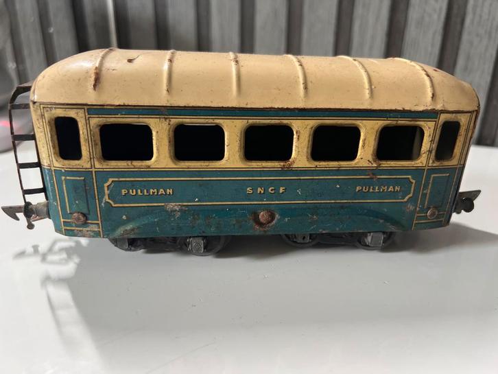 JEP Pullman SNCF wagon - Vintage modeltrein, Hobby en Vrije tijd, Modeltreinen | H0, Gebruikt, Wagon, Gelijkstroom of Wisselstroom