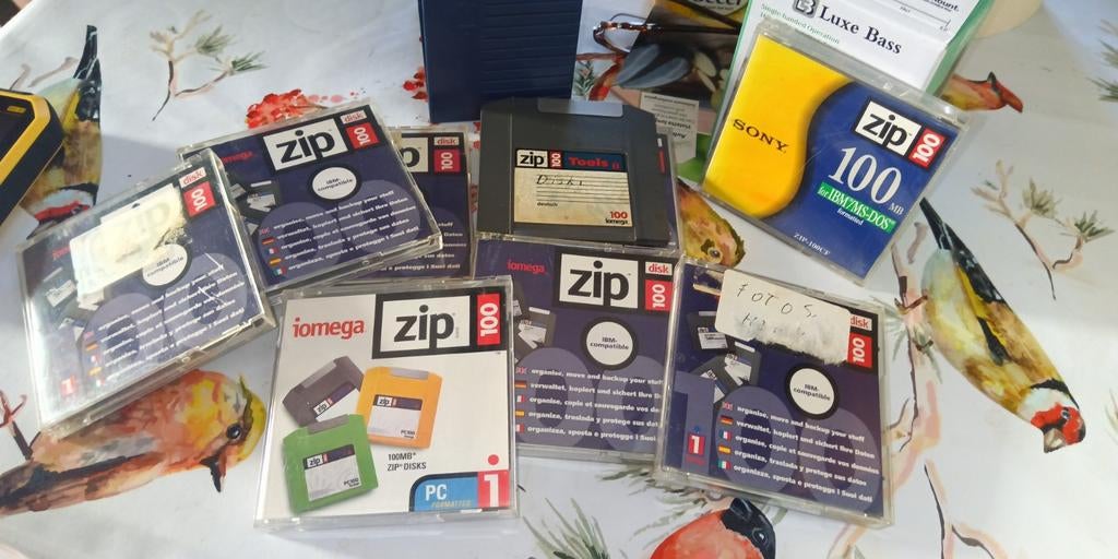 10 Iomega Zip Disks 100 MB zipdrive, Ophalen of Verzenden, Nieuw, Desktop
