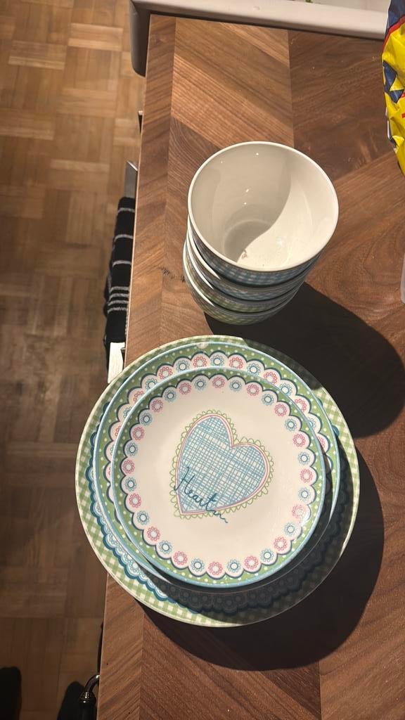 Servies, Ophalen, Overige materialen, Gebruikt, Bord(en)