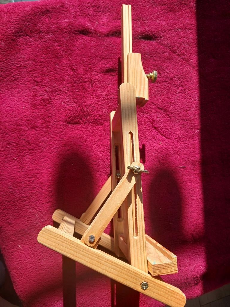 Houten schildersezel - Tafelmodel, Ophalen of Verzenden, Gebruikt, Ezel