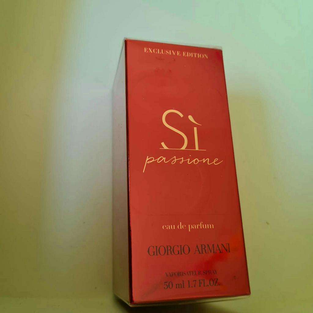 Armani si passione eau de parfum limited edition laser 50ml, Ophalen of Verzenden, Nieuw