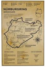 Retro Nurburgring Grand Prix Poster Auto Racen F1 Formule 1, Verzenden, Nieuw, Deurposter of groter, Sport
