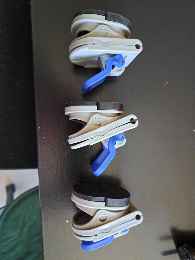 3 voortent klemmen voortent clips, Ophalen of Verzenden