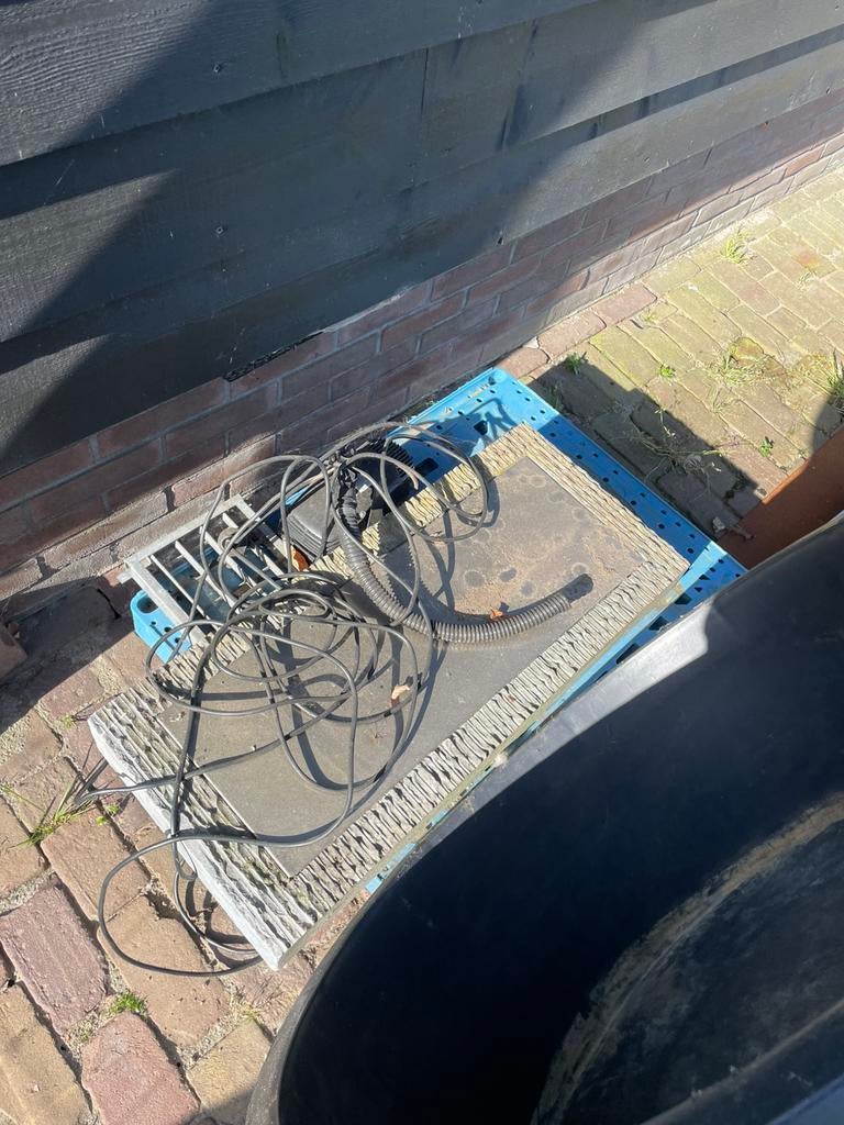 Waterornament pilaar vijverkuip, Tuin en Terras, Ophalen of Verzenden, Zo goed als nieuw, Vijverpomp