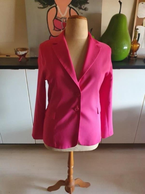Nieuw! mooie hardroze blazer van Helena Hart maat L!, Kleding | Dames, Jasjes, Kostuums en Pakken, Verzenden, Maat 42/44 (L), Nieuw