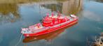 RC modelboot Robbe Dusseldorf brandweerboot, Ophalen of Verzenden, Gebruikt