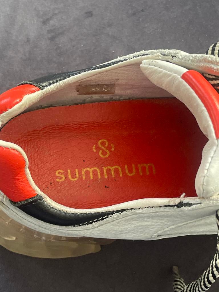 Mooie Summum sneakers, winkelprijs €200, Ophalen of Verzenden, Gedragen, Wit, Sneakers of Gympen