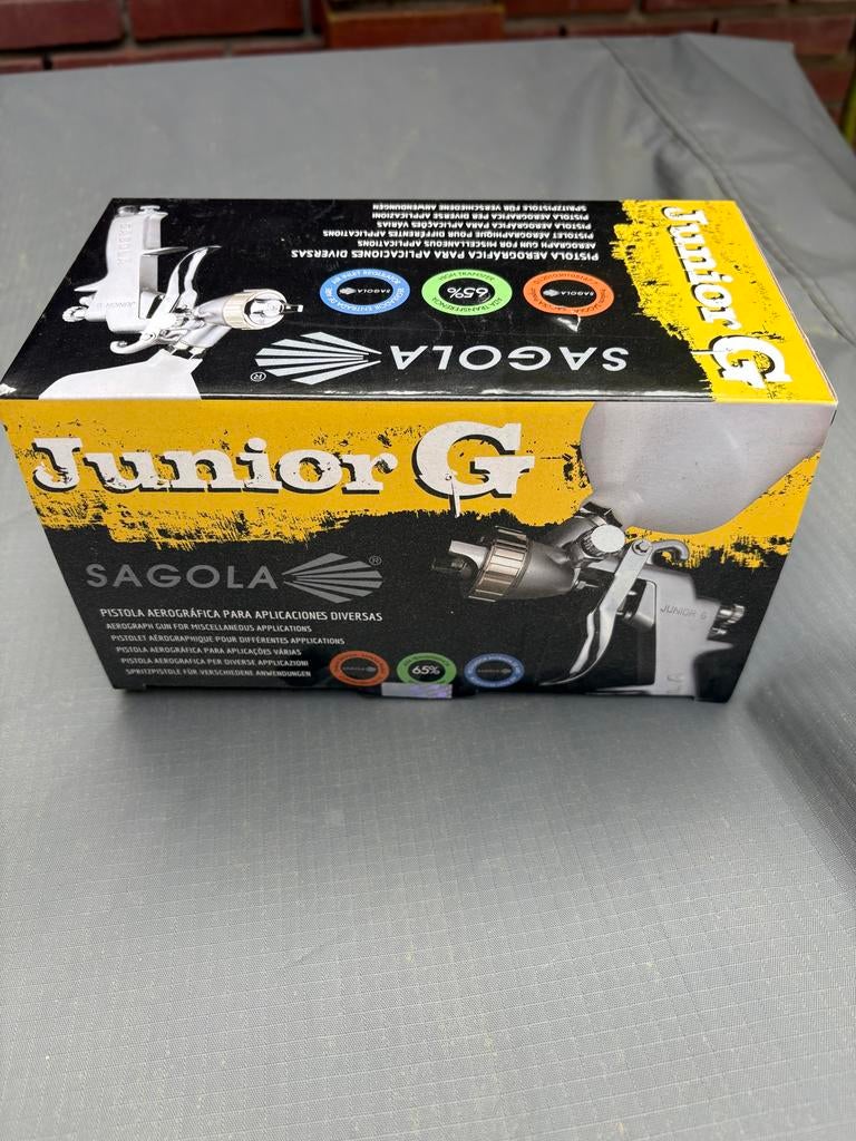 Herkules Compressor 200/10/24 met Sagola Junior G verfspuit, Doe-het-zelf en Verbouw, Compressors, Ophalen, Gebruikt, 6 tot 10 bar