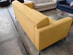Henders en Hazel Mooie okergele bank , i.z.g.st. VERKOCHT!, Ophalen, Driepersoons, 75 tot 100 cm, Zo goed als nieuw
