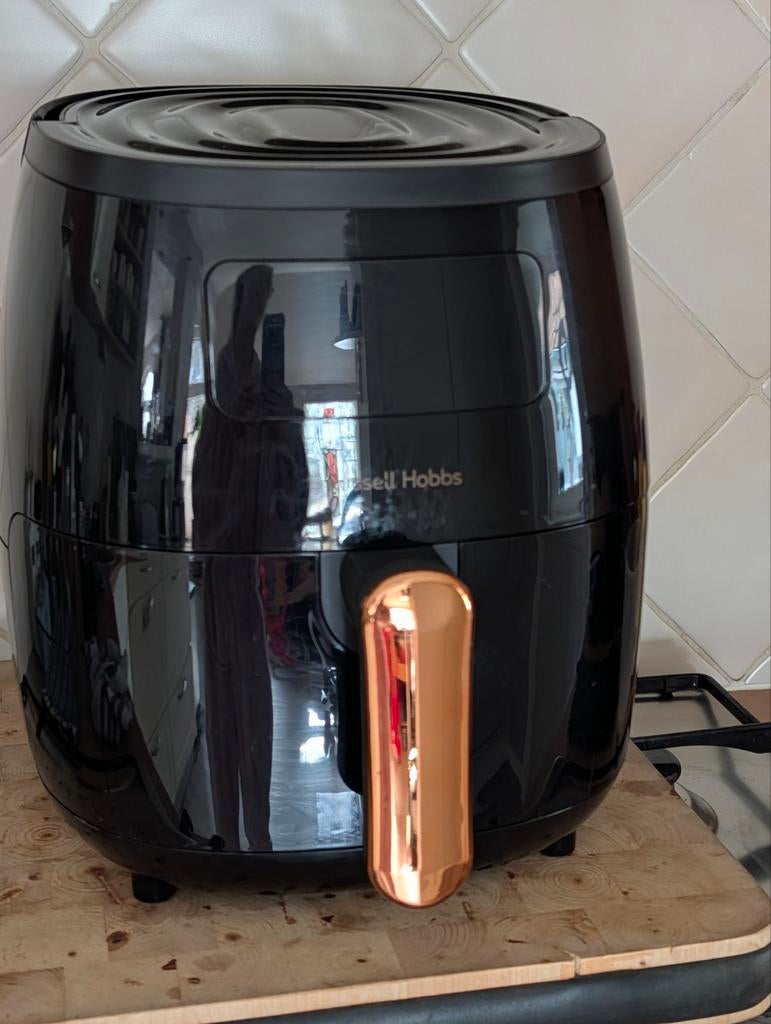 Russell Hobbs SatisFry Air Large (5L) - Zwart/Brons, Ophalen of Verzenden, Gebruikt, Airfryer XXL, 1500 gram of meer