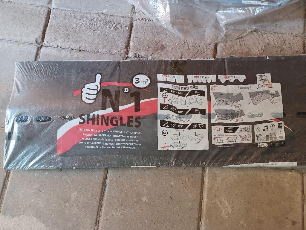 daksingles, Ophalen, Overige materialen, Zwart, Overige typen