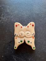 Vlinder Netsuke Japan 19e eeuw gemerkt, Ophalen of Verzenden