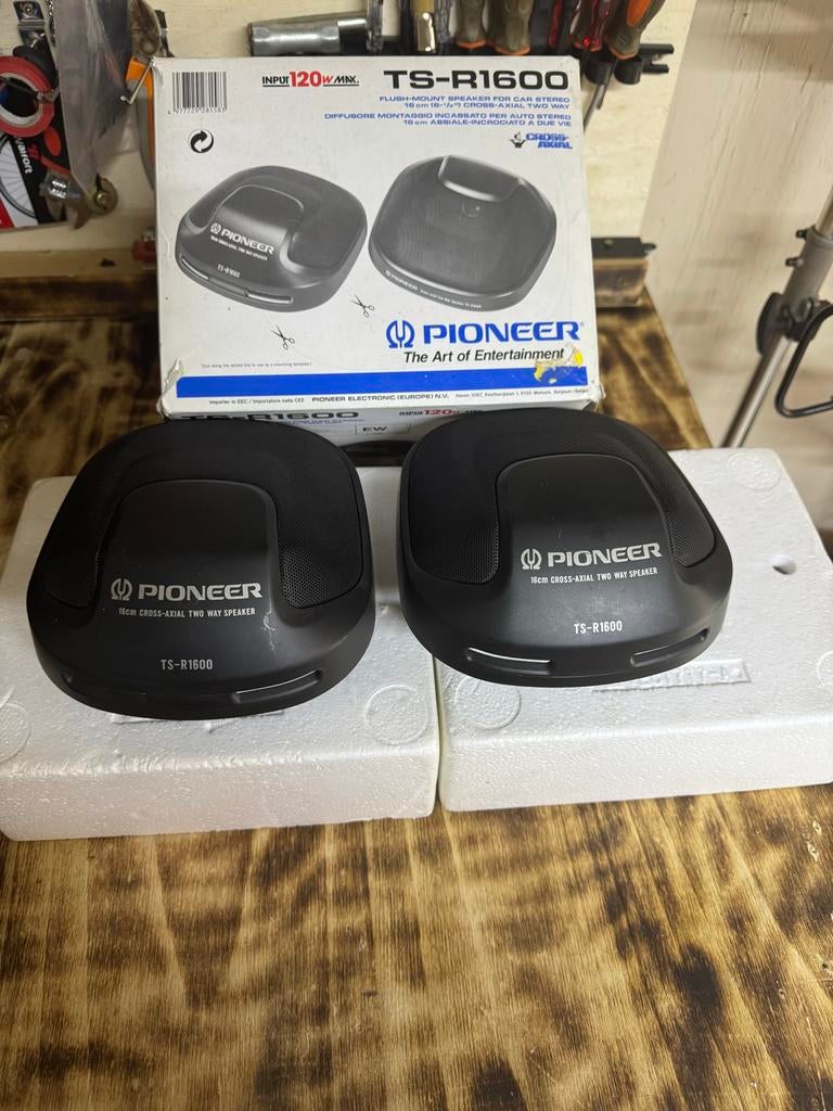 Pioneer TS-R1600 16cm 2-weg autospeakers, Ophalen of Verzenden, Zo goed als nieuw