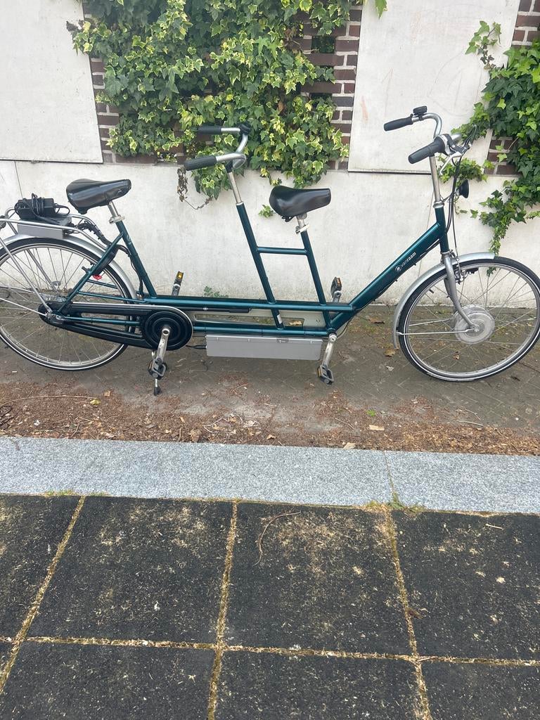 Van Raam Twinny Plus Tandem E-bike -elektrische, Fietsen en Brommers, Fietsen | Tandems, Minder dan 10 versnellingen, Zo goed als nieuw
