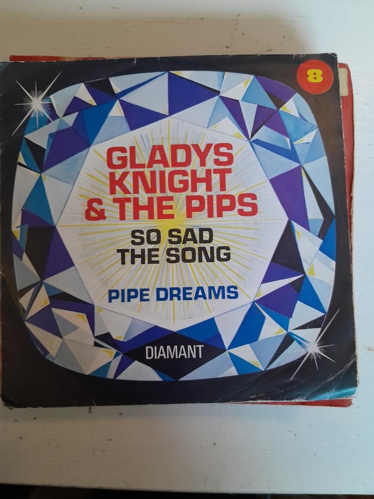 Gladys knight 7inch so sad the song, Cd's en Dvd's, Vinyl Singles, Ophalen of Verzenden, Zo goed als nieuw, Pop