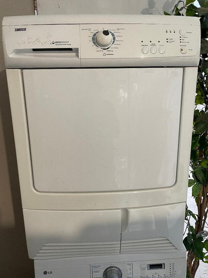Zanussi /Miele condensdroger, Witgoed en Apparatuur, Wasdrogers, Gebruikt, Condens, Voorlader, 6 tot 8 kg, Ophalen
