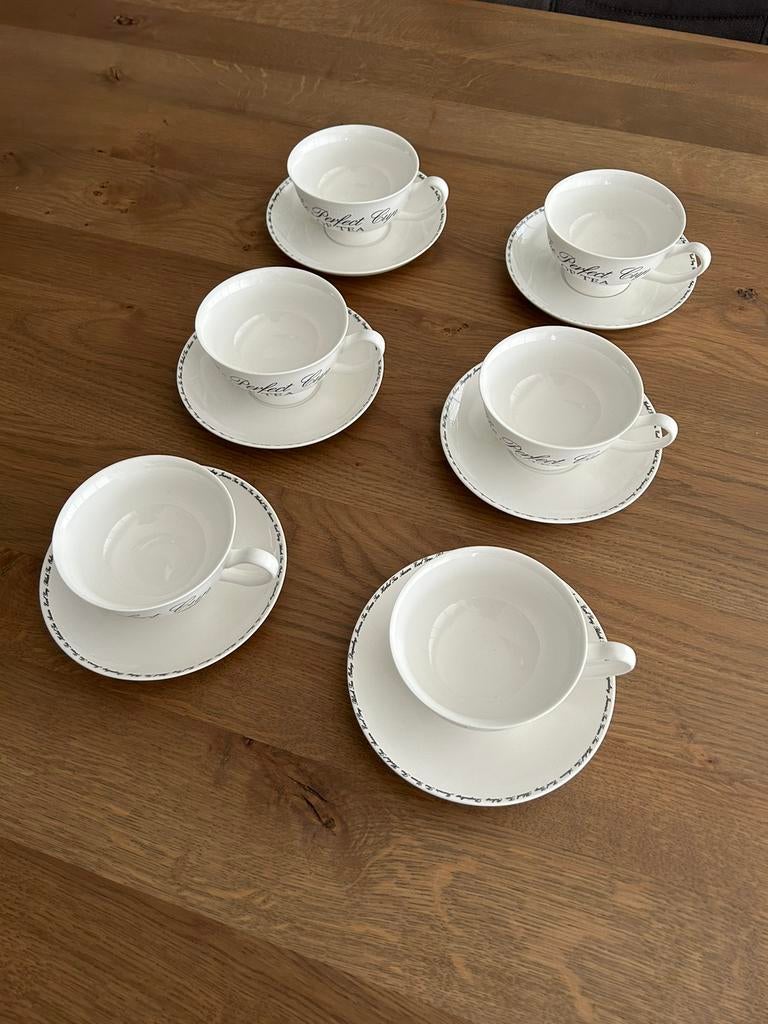 Rivièra maison the perfect cup of tea kopjes 6 stuks, Ophalen
