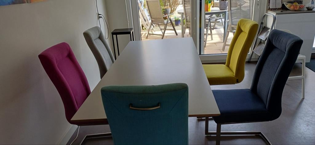 Eettafel met 5 stoelen, Huis en Inrichting, Tafels | Eettafels, Ophalen